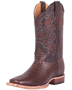 Botas Rodeo Tejido Grabado El General 41791 Color Cigar