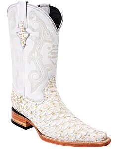 Botas Vaqueras Grabado Oso Hormiguero Color Blanco WD 11-114