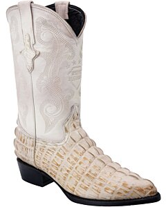 Botas Vaqueras Imitación Caimán Color Hueso WD 11-234