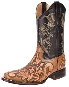 Botas Rodeo Cinceladas Americana Color Miel WD 11-268