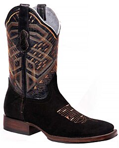 Bota Rodeo Joe Boots Piel County Con Pelo 521 Negro