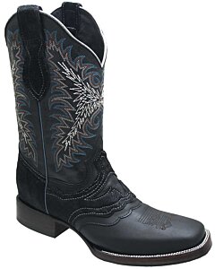 Bota Rodeo Piel Crazy Joe Boots 513 Negro