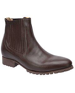 Botines de Charro White Diamonds Boots 10-741 piel Napa color Café con suela de hule tipo tractor