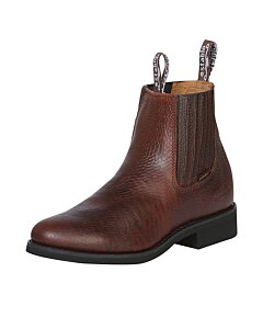 Men's Anklet Work Boots Establo Bullfight Leather Color Honey