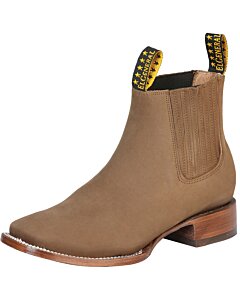 Botines Rodeo Nobuck Liso Color Café El General 126192