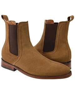 Botines Nobuck Para Hombre Estilo Milano JB 301 Oro