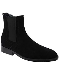 Botines Nobuck Para Hombre Estilo Milano JB 301 Negros