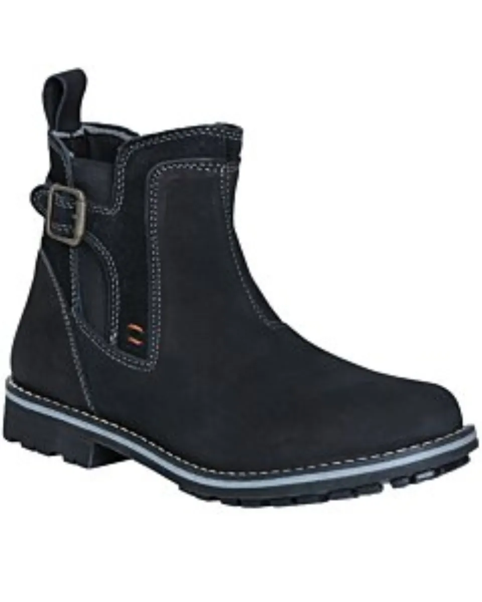 Botines De Moda Negros Para Hombre Lamasini 7274