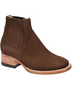 Botines Rodeo Nevada Nobuck Café Para Niño WD 11-348
