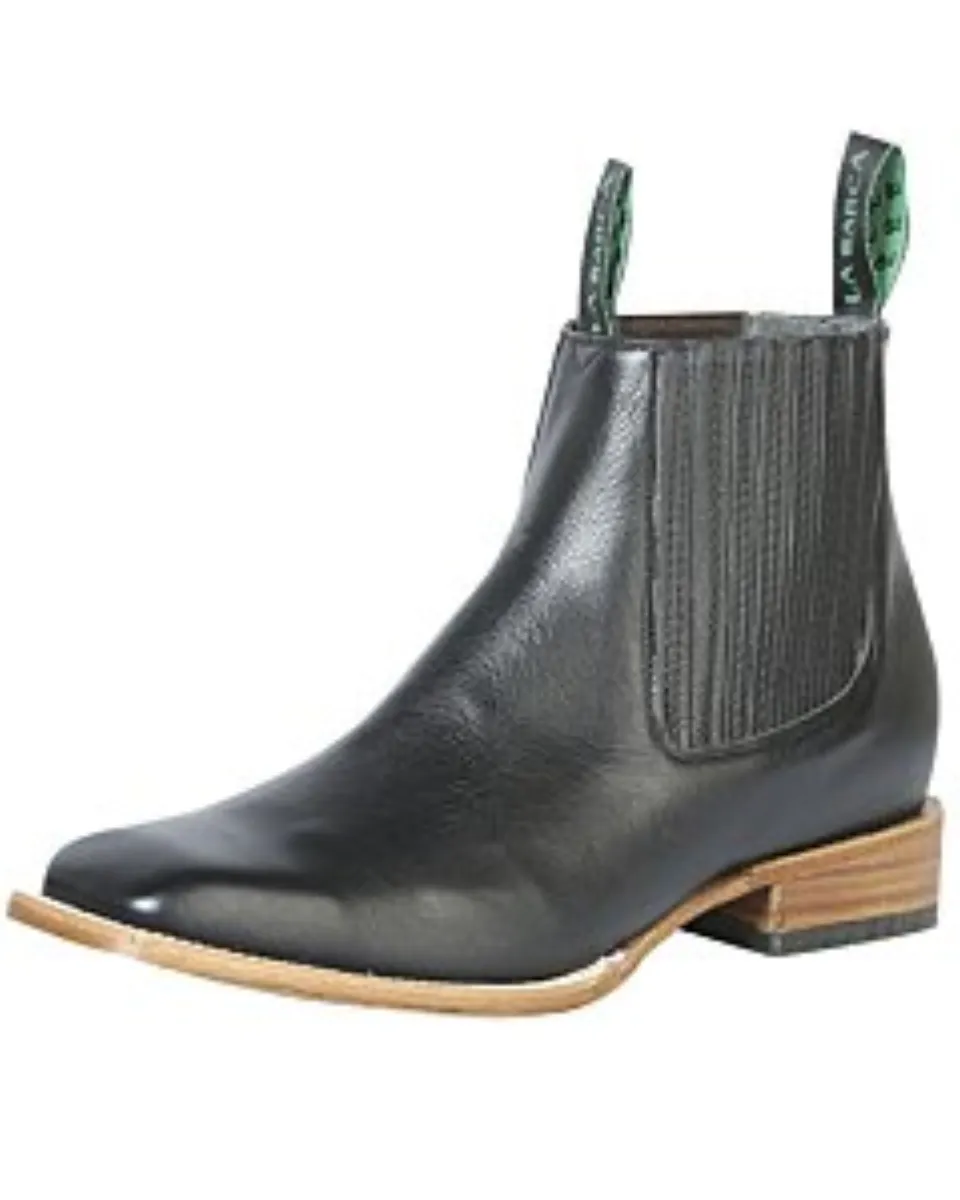 Botines Rodeo Negros La Barca Piel Oil 126412