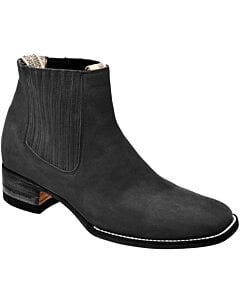 Botín Rodeo Piel Nobuck Negros WD 11-739