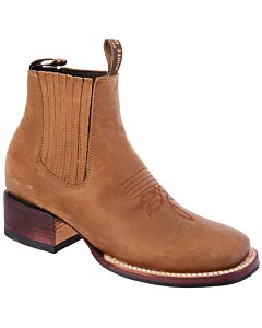Botín Rodeo Bordado Piel Grasso Color Miel WD 11-743
