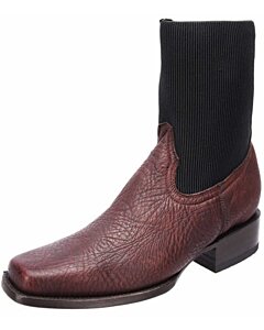 Botines Horma Europea Con Zipper WD 10-004 Color Vino