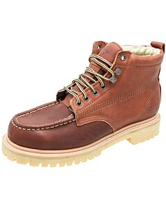 Botines De Trabajo Café Bicolor Suela Tipo Tractor WD 11-443