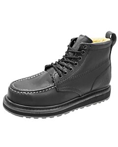 Botines De Trabajo Punta Mocasín Color Negro WD 11-436