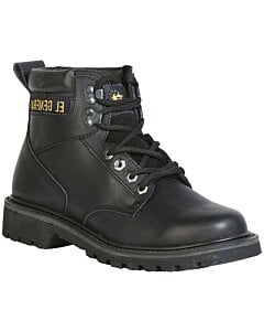 Botines Suela Track De Trabajo Piel Anilina Color Negro 43391
