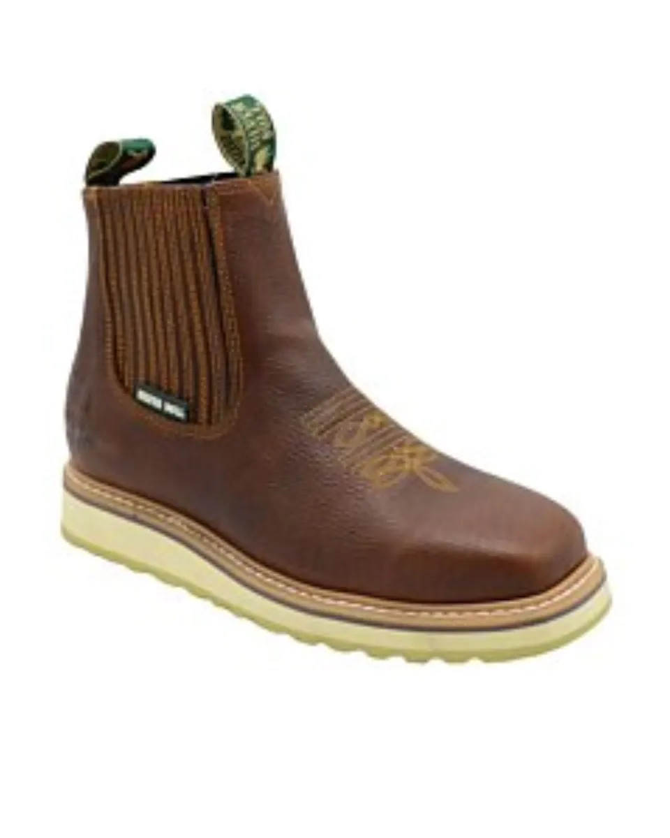 Botin De Trabajo Suela Zig-Zag Silver Bull 613 Color Negro