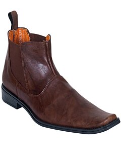 Botines De Vestir Color Café Para Hombre Lamasini 7915