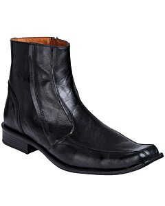 Botines Negros De Vestir Para Hombre Lamasini 7532