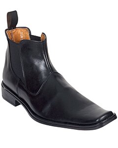 Botines De Vestir Negros Para Hombre Lamasini 7915