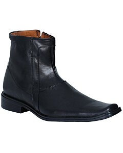 Botines De Vestir Color Negro Para Hombre Lamasini 7947