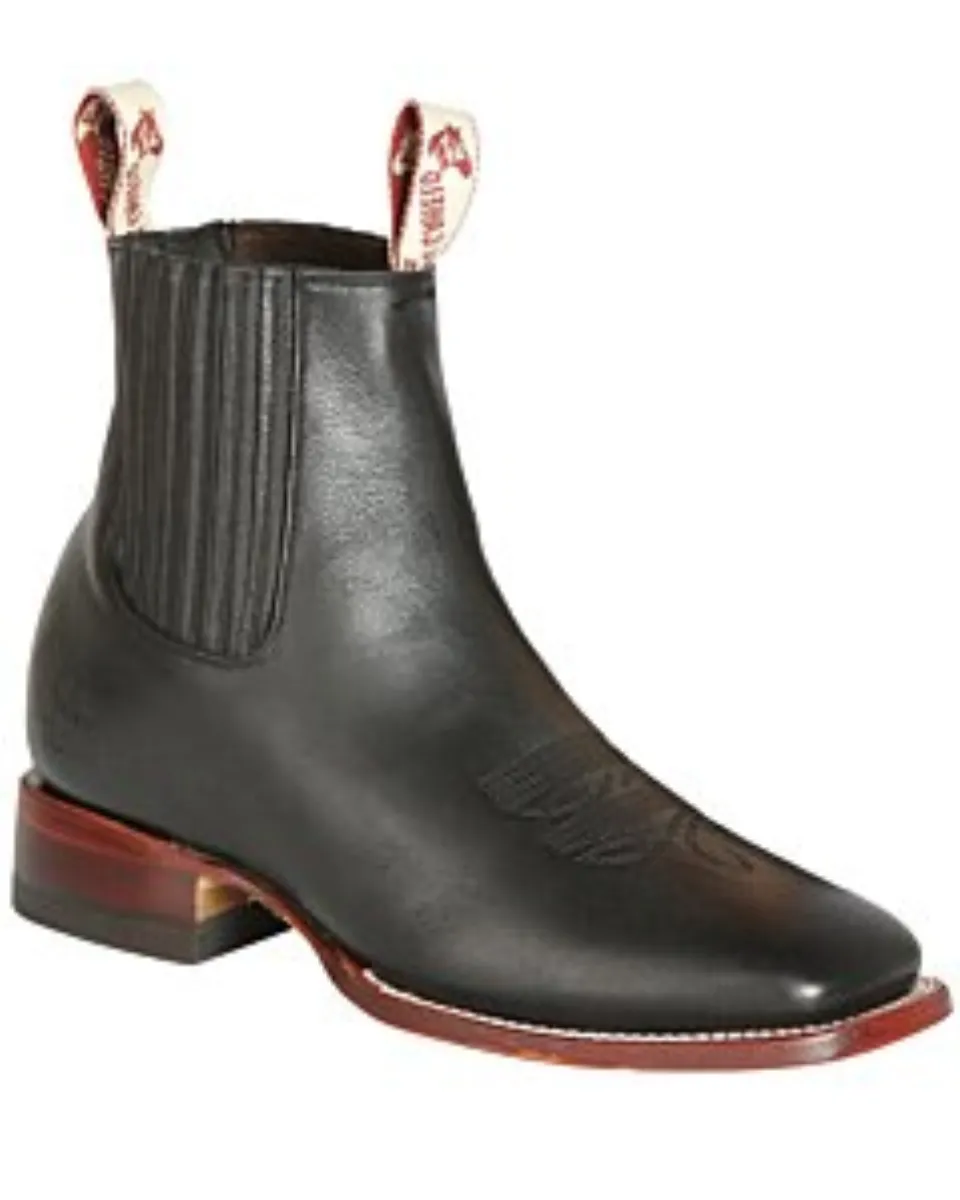 Botines Rodeo El Canelo Fronterizo Ikon Color Negro 44240