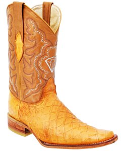 Botas Vaqueras Grabado Oso Hormiguero Mantequilla WD 11-166