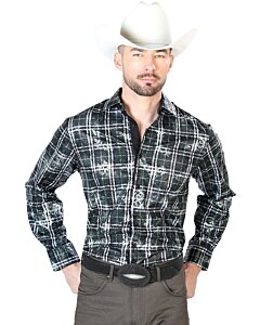 Camisa Color Verde El Señor De Los Cielos A Cuadros 43853