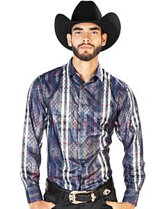 Camisa Casual Negra M/L El Señor De Los Cielos 43769