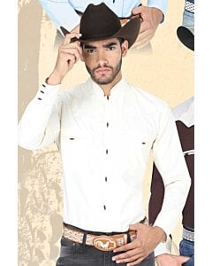 Camisa Charra El Señor De Los Cielos 123910 Beige