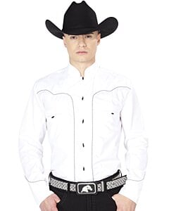 Camisa El Señor De Los Cielos Charra Cuello Militar 125389