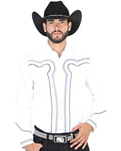 CAMISA CHARRA BLANCA EL GENERAL 2019-115 TIPO CIVIL
