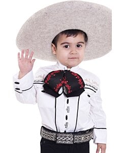 Camisa Charra De Niño Blanca WD 11-938