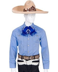 Camisa Charra Elegante Color Azul Cielo WD 11-869