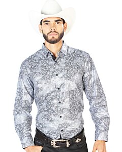 Camisa Fina El Señor De Los Cielos 43788 Color Arena