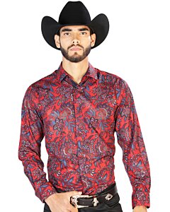 Camisa Fina Roja El Señor De Los Cielos 43856