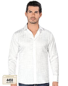 Camisa Blanca Modern Fit Moda Lamasini 4459