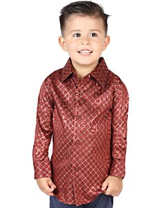 Camisa Burgundy De Vestir Para Niño El General 44570