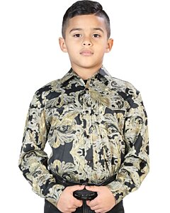 Camisa Negra Casual De Niño El General 44073