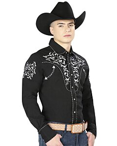 Camisa Charra Negra El General 40990