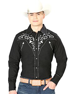 Camisa Charra Negra El General 41003