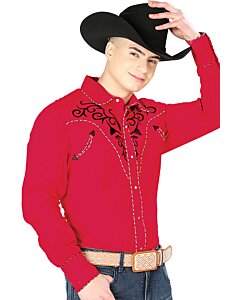 Camisa Roja Vaquera El Señor De Los Cielos 42889