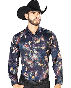 Camisa Vaquera Color Navy ESDLC 43841
