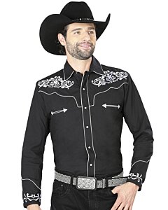 Camisa Charra El General 40987 Negra