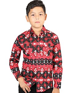 Camisa Vaquera Roja Para Niño El General 44414