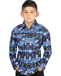 Camisa Vaquera Azul Para Niño El General 44416