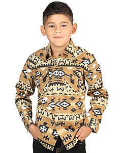 Camisa Color Mostaza Vaquera Para Niño El General 44442