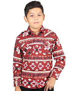 Camisa Roja Vaquera Para Niño El General 44443