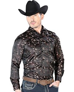Camisa Color Café Jacquard Centenario 43714
