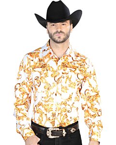 Camisa Vaquera Estampado ESDLC 44060 Color Off White